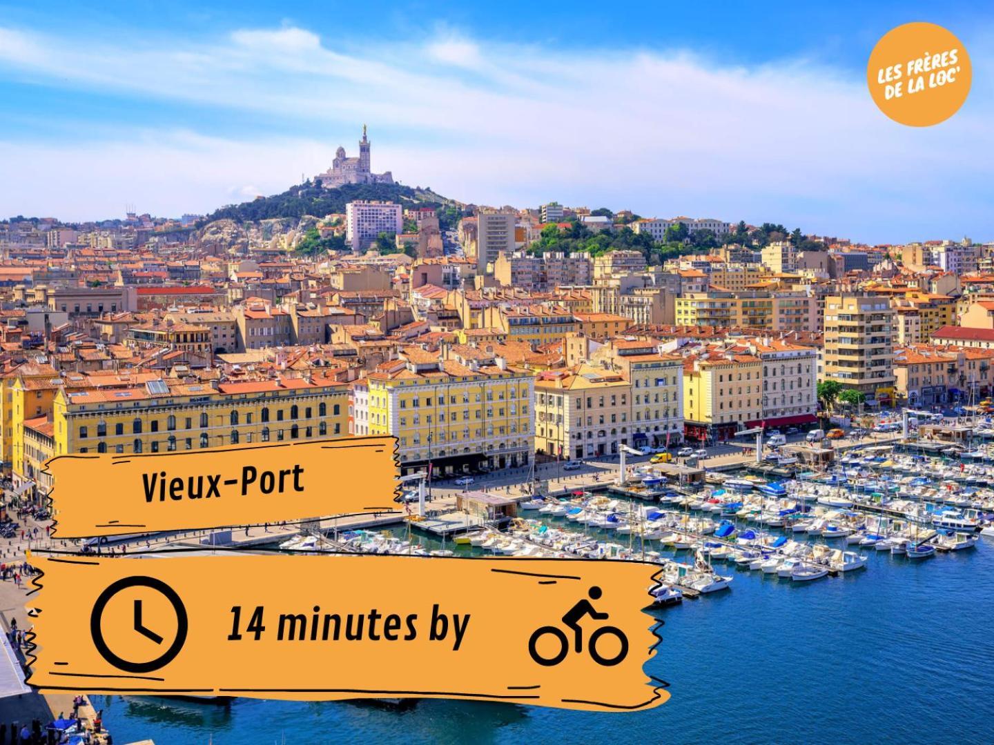 8 Couchages - & Spacieux - Les Freres De La Loc' Apartment Marseilles